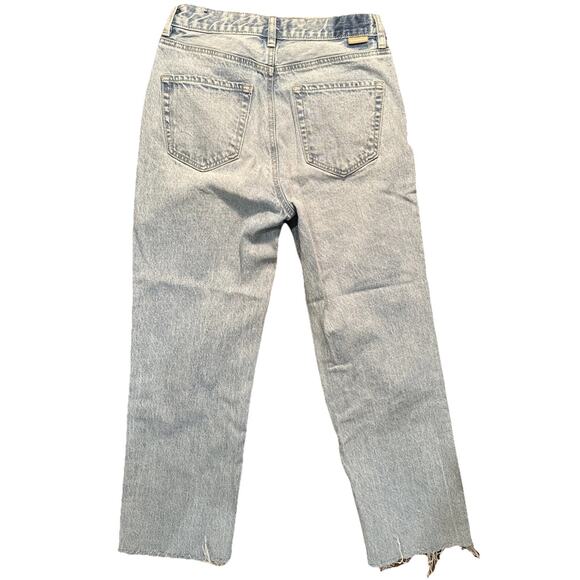 Stradivarius Jeans Womens Light Wash Blue Size 4 M - Picture 6 of 7